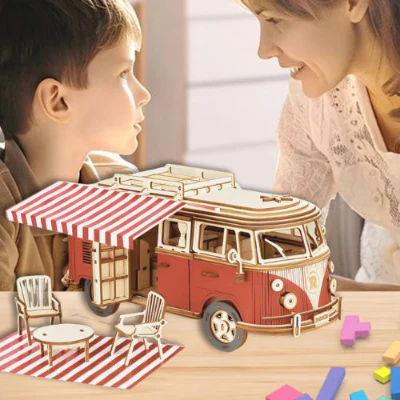 Puzzle 3d voiture - voksBus™ – Image 3