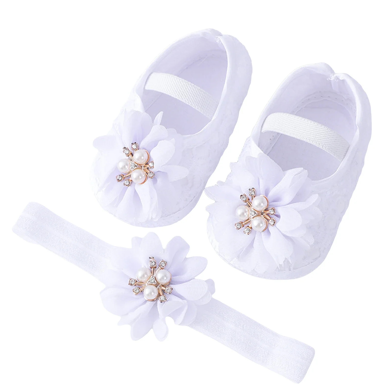 Chaussures plates avec bande de sauna pour bébé fille – Image 9