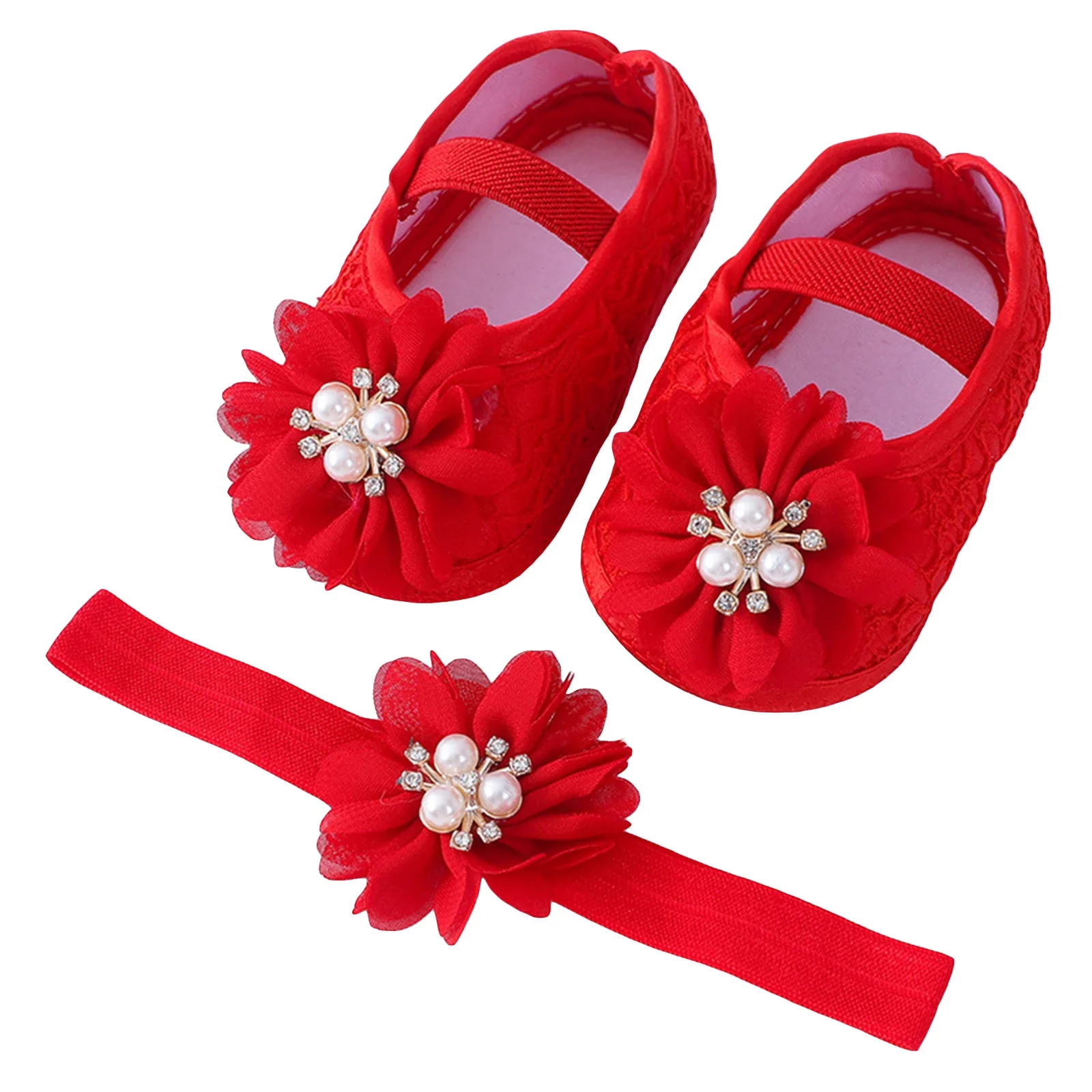 Chaussures plates avec bande de sauna pour bébé fille – Image 7